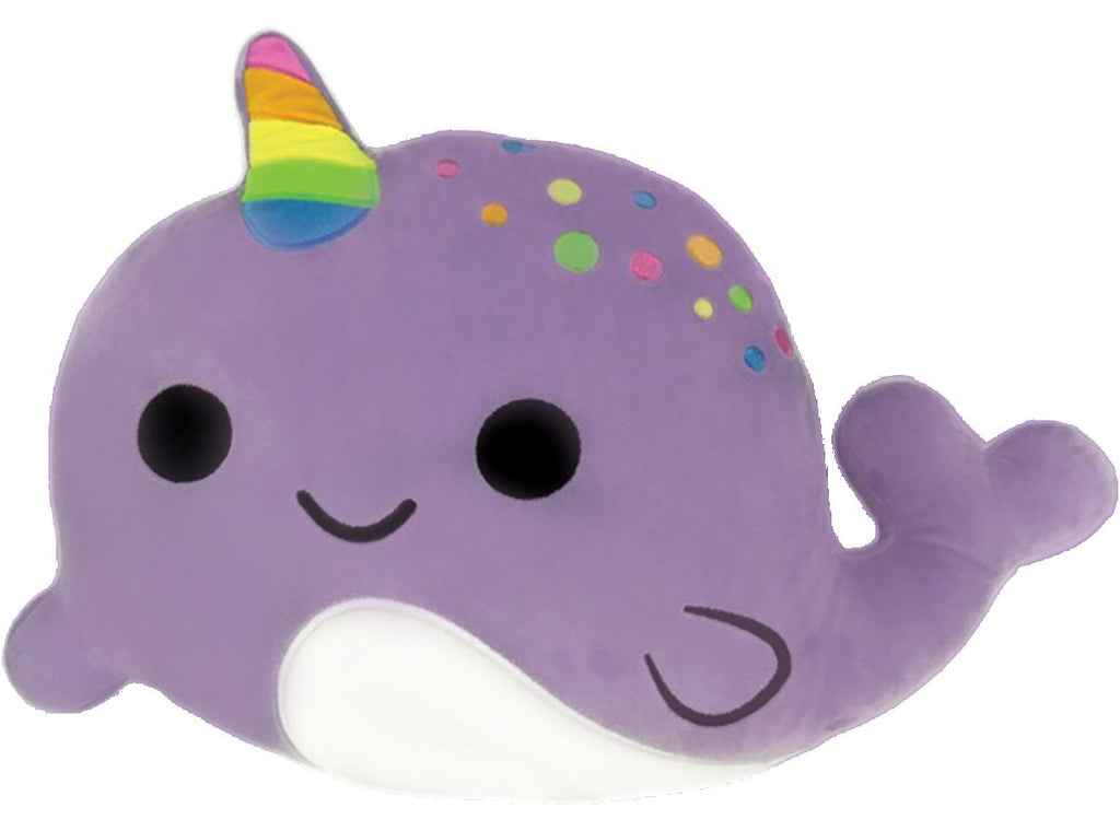 Iscream Narwhal Embroidered Pillow Basically Bows & Bowties