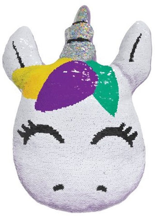 Iscream Unicorn Reversible Sequin Pillow, Iscream, Gifts for Girls, Gifts for Tween, iScream, iscream pillow, iscream-shop, reversible sequin, Reversible Sequin Pillow, reversible sequins, Tw