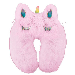 Iscream Unicorn Furry Neck Pillow, Iscream, Camp Gift, Furry Unicorn Pillow, iscream, Iscream Unicorn, Iscream Unicorn Furry Neck Pillow, iscream-shop, Neck Pillow, Travel Neck Pillow, Travel