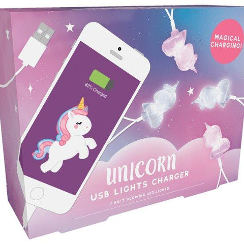 Iscream Unicorn Light-Up String Charger, Iscream, Cell Phone Accessory, cf-type-selfie-light, cf-vendor-iscream, Els PW 5060, Isceam Unicorn, Iscrea, iscream, Iscream Light-Up String Charger,