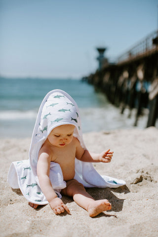 Copper Pearl Pacific Knit Hooded Towel, Copper Pearl, Baby Shower, Baby Shower Gift, Baby shower Girft, Boy Baby Shower Gift, Copper Pearl, Copper Pearl Bath Time, Copper Pearl Knit Hooded To