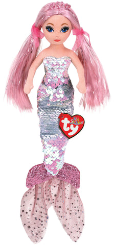 Ty Small Reversible Sequin Mermaid - Cora, Ty Inc, Cyber Monday, Flip Sequin Ty, Flippable Sequin, Flippable Sequin Mermaid, Mermaid, Mermaid Ty, Reversible Sequin, Reversible Sequin Mermaid,