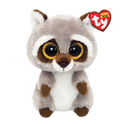 Ty Oakie the Brown Raccoon Beanie Boo - Small, Ty Inc, Beanie, Beanie Boo, cf-type-beanie-boo, cf-vendor-ty-inc, Oakie the Brown Raccoon, Raccoon, Stuffed Animal, Ty, Ty Beanie Boo, Ty Inc, T