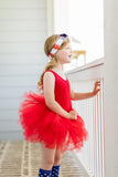 Mila & Rose Red Tank Leotard Tutu Dress, Mila & Rose, All Things Holiday, Christmas, Christmas Dress, Christmas Tutu, Christmas Tutu Dress, Holiday Dress, Leotard Tutu Dress, Mila & Rose, Mil
