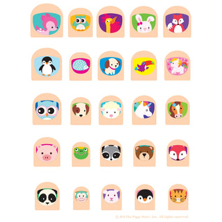 Lil' Finger Nail Art Stickers, The Piggy Store, Lil' Finger Nail Art Stickers, Nail Polish, Nail Polish Sticker, Nail Stickers, Sticker for Nail, The Piggy store, Nail Polish - Basically Bows