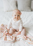Copper Pearl Belle Knit Swaddle Blanket, Copper Pearl, cf-type-swaddling-blanket, cf-vendor-copper-pearl, Copper Pearl, Copper Pearl Enchanted, Copper Pearl Enchanted Knit Swaddle Blanket, Co