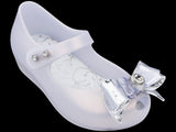 Mini Melissa Ultragirl 25 Bow-Pearly White, Mini Melissa, Bow Shoes, Els PW 5060, Girls Shoes, Mini Melissa, Mini Melissa Bow, Mini Melissa Bow Shoes, Mini Melissa Crystal Bow, mini melissa g