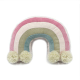 Mon Ami Rainbow Shelf Sitter, Mon Ami, cf-type-toys, cf-vendor-mon-ami, Mon Ami, Mon Ami Designs, Plush, Rainbow, Rainbow pillow, Stuffed Animal, Stuffed Ranbow, Toys - Basically Bows & Bowti