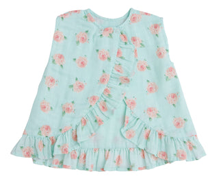 Angel Dear Petite Rose Muslin Ruffle Top & Bloomer Set, Angel Dear, angel Dear, Angel Dear Petite Rose, Angel Dear Petite Rose Muslin Ruffle Top & Bloomer Set, Angel Dear Petite Rose Ruffle T