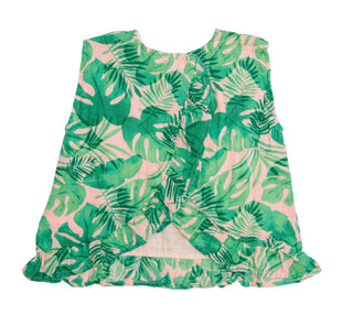 Angel Dear Tropical Leaves Ruffle Top & Bloomer Set, Angel Dear, angel Dear, Angel dear Spring 2021, Angel Dear Tropical Leaves, Angel Dear Tropical Leaves Ruffle Top & Bloomer Set, CM22, Inf
