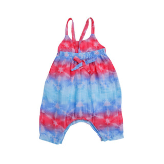 Angel Dear Multi Shibori Muslin Tie Back Romper, Angel Dear, Angel Dear, Angel Dear Multi Shibori, Angel Dear Multi Shibori Shortie Romper, Angel Dear Romper, Angel Dear Shortie Romper, Angel