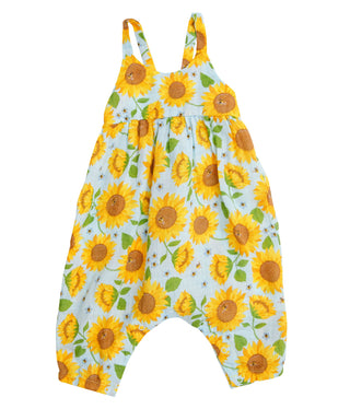 Angel Dear Sunflowers Muslin Tie Back Romper, Angel Dear, Angel Dear, Angel Dear Romper, Angel Dear Spring 2021, Angel Dear Sunflowers, Angel Dear Sunflowers Tie Back Romper, CM22, JAN23, Rom