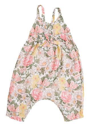 Angel Dear Traditional Floral Tie Back Romper, Angel Dear, Angel Dear, Angel Dear Romper, Angel Dear Spring 2021, Angel Dear Traditional Floral, Angel Dear Traditional Floral Tie Back Romper,