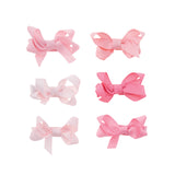 Pink Bitty Bows Set, Mud Pie, Alligator Clip, Alligator Clip Hair Bow, Baby Bows, Baby Girl Baby Shower Gift, Baby Shower Gift, Baby shower Girft, Baby Shower Girl, Bows for Baby, CM22, Girl 