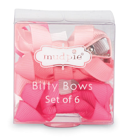 Pink Bitty Bows Set, Mud Pie, Alligator Clip, Alligator Clip Hair Bow, Baby Bows, Baby Girl Baby Shower Gift, Baby Shower Gift, Baby shower Girft, Baby Shower Girl, Bows for Baby, CM22, Girl 