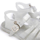 Shooshoos Jelly Sandal - It's A Sign: Silver Glitter, Shooshoos, cf-size-us-10-uk-9, cf-size-us-11-uk-10, cf-size-us-12-uk-11, cf-size-us-5-uk-4, cf-size-us-8-uk-7, cf-type-shoes, cf-vendor-s
