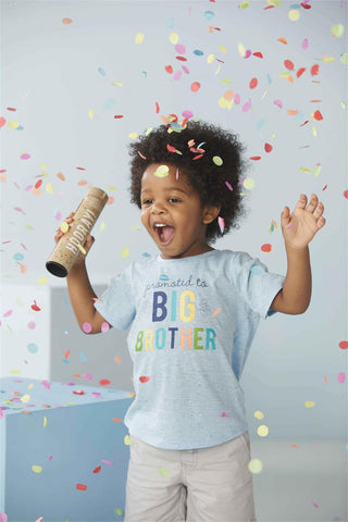 Mud Pie Promoted Sibling Set, Mud Pie, Big Brother, Big Brother Shirt, Big Sister, Big Sister Tee, cf-type-shirts-&-tops, cf-vendor-mud-pie, JAN23, Mud Pie, Mud Pie Sibling, Promoted to Big B
