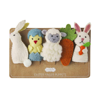 Mud Pie  Easter Finger Puppets, Mud Pie, Easter, Easter Puppet, EB Baby, EB Boys, EB Girls, Finger Puppet, Finger Puppets, JAN23, Mud Pie, Mud Pie Easter, Mud Pie Plush, Puppet, Toys, Stuffed