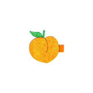Glitter Fruit on Clippie, Wee Ones, Alligator Clip, Alligator Clip Hair Bow, Clippie, Clippie Hair Bow, CM22, Glitter Fruit on Clippie, Hair Bow, Hair Bow on Clippie, Hair Bows, Pinch Clip, W