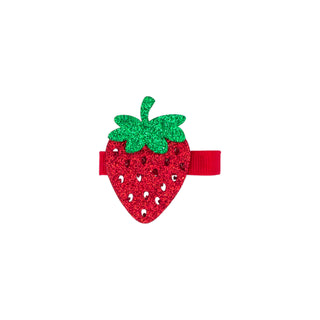 Glitter Fruit on Clippie, Wee Ones, Alligator Clip, Alligator Clip Hair Bow, Clippie, Clippie Hair Bow, CM22, Glitter Fruit on Clippie, Hair Bow, Hair Bow on Clippie, Hair Bows, Pinch Clip, W
