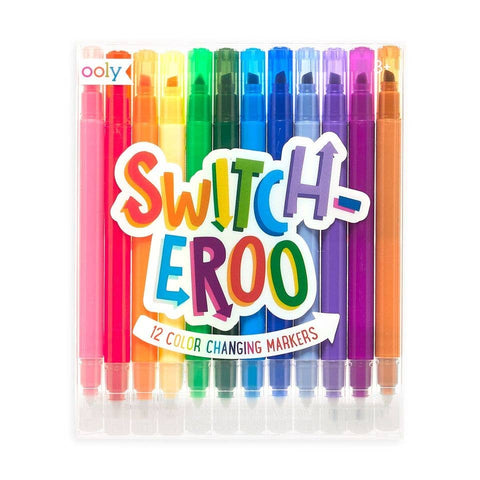 Ooly Switch-eroo! Color-Changing Markers 2.0, Ooly, Art Supplies, Arts & Crafts, EB Boys, EB Girls, Ooly, Ooly Color-Changing Markers 2.0, Ooly Markers, Ooly Rainbow Sparkle Glitter Markers, 