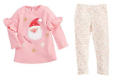 Mud Pie Pom Pom Santa Tunic & Legging Set, Mud Pie, All Things Holiday, Christmas, Christmas in July, Cyber Monday, Els PW 8258, End of Year, End of Year Sale, JAN23, jolly Holiday Sale, Mud 