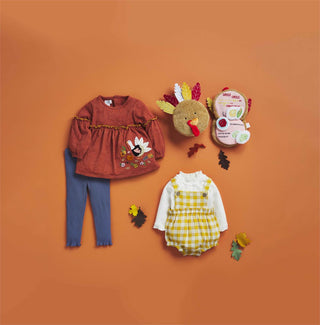 Mud Pie Turkey Tunic and Legging Set, Mud Pie, cf-size-3-6-months, cf-size-3t, cf-size-4t, cf-size-6-9-months, cf-size-9-12-months, cf-type-2pc-outfit, cf-vendor-mud-pie, CM22, JAN23, Mud Pie