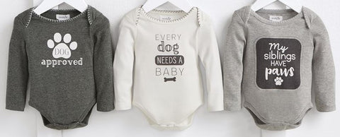 Pet Onesie/Crawler, Mud Pie, Baby Gift, Dog Approved Onesie, Dog Onesie, Every Dog Needs a Baby Onesie, Gender Neutral, Gender Neutral Baby Gift, JAN23, Mud Pie, Mud Pie Crawler, Mud Pie Ones