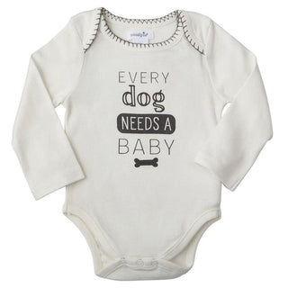 Mud Pie Pet Onesie/Crawler, Mud Pie, Baby Gift, Dog Onesie, Every Dog Needs a Baby Onesie, Gender Neutral, Gender Neutral Baby Gift, JAN23, Mud Pie, Mud Pie Crawler, Mud Pie Every Dog Needs a