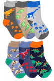 Jefferies Dinosaur Pattern Crew Socks (6 Pair), Jefferies Socks, Boy Sock Set, Boy Socks, Boys Socks, Dinosaur, Dinosaur Socks, Dinosaurs, Jefferies, Jefferies Boys Socks, Jefferies Dinosaur 