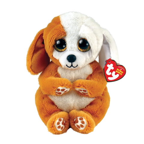 Ty Ruggles the Brown & White Dog Beanie Bellies, Ty Inc, Beanie, Beanie Baby, cf-type-beanie-baby, cf-vendor-ty-inc, Stocking Stuffer, Stocking Stuffers, Ty, Ty Beanie Baby, Ty Ruggles the Br