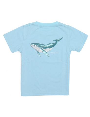 Properly Tied LD Oh Whale Powder Blue S/S Tee, Properly Tied, Graphic Tee, LD Oh Whale Powder Blue S/S Tee, Little Ducklings, Patriotic, Properly Tied, Properly Tied Graphic Tee, Shirts & Top