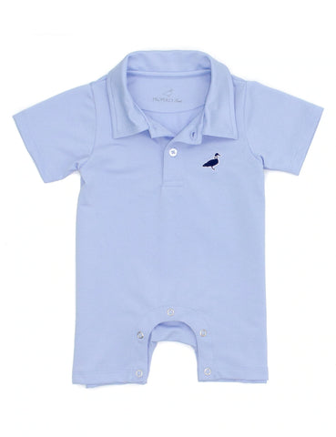 Properly Tied LD Baby Canal Polo Shortall in Light Blue, Properly Tied, Baby Shortall, cf-size-12-months, cf-type-baby-&-toddler-outfits, cf-vendor-properly-tied, CM22, LD Baby Canal Polo Sho