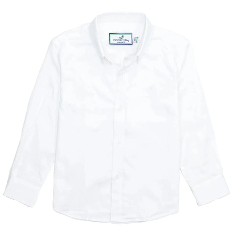 Properly Tied LD Park Ave Dress Shirt in White, Properly Tied, Button Down Shirt, cf-size-2t, cf-size-3t, cf-size-4t, cf-size-5, cf-size-6, cf-size-7, cf-size-ym-10-12, cf-size-ys-8-9, cf-typ