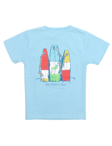 Properly Tied LD Oh Buoy Powder Blue S/S Tee, Properly Tied, cf-size-12-months, cf-type-shirts-&-tops, cf-vendor-properly-tied, Graphic Tee, LD Oh Buoy Powder Blue S/S Tee, Little Ducklings, 