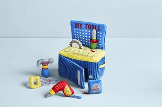 Mud Pie My Tools Plush Set, Mud Pie, Baby Boy Gift, cf-type-toy, cf-vendor-mud-pie, JAN23, Mud Pie, Mud Pie My Tools Plush Set, My Tools Plush Set, Toy - Basically Bows & Bowties