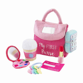 Mud Pie My First Purse Plush Set, Mud Pie, Baby Toy, EB Baby, JAN23, Mud Pie, Mud Pie Book, Mud Pie My First Purse Plush Set, Mud Pie Toy, My First Purse, Plush - Basically Bows & Bowties