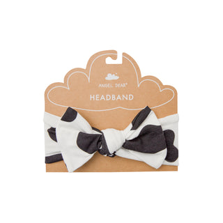 Angel Dear Cow Print Knot Headband, Angel Dear, Angel Dear, Angel Dear Bow, Angel Dear Cow Print, Angel Dear Fall 2021, Angel Dear Headband, Angel Dear Knot Headband, Angel Dear Tie Knot Head