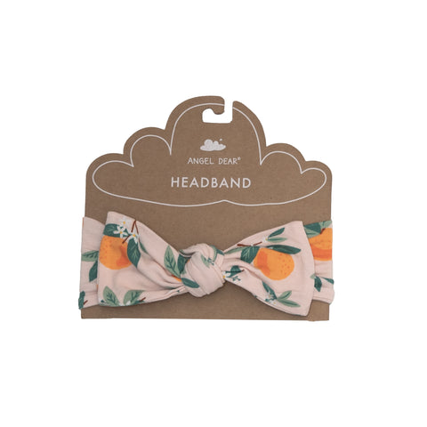 Angel Dear Orange Blossoms Bamboo Headband, Angel Dear, angel Dear, Angel Dear Bamboo Headband, Angel Dear Headband, Angel Dear SS23, Headband, Orange Blossoms, Headband - Basically Bows & Bo