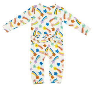 Angel Dear Shooting Stars Ruffle Front Romper with Zipper, Angel Dear, angel Dear, Angel Dear Bamboo Ruffle Front Romper with Zipper, Angel Dear Fall 2020, Angel Dear Ruffle Front Romper with