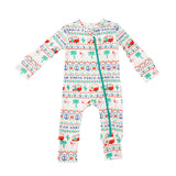 Angel Dear California Fair Isle 2 Way Zipper Thermal Romper, Angel Dear, All Things Holiday, Angel Dear, Angel Dear 2 Way Zipper Romper, Angel Dear California Fair Isle, Angel Dear Christmas,