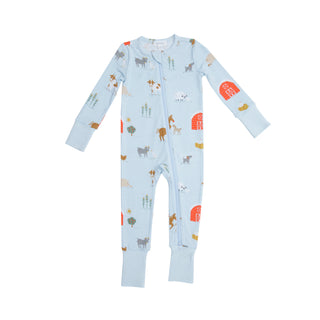 Angel Dear Farm Life 2 Way Zipper Romper, Angel Dear, angel Dear, Angel Dear 2 Way Zipper Romper, Angel Dear Fall 2021, Angel Dear Farm Life, Angel Dear Romper, CM22, infant romper, JAN23, Ro
