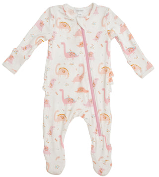Angel Dear Dino Ruffle Back Zipper Footie, Angel Dear, angel Dear, Angel Dear Dino, Angel Dear Dino Ruffle Back Zipper Footie, Angel Dear Dinosaur, Angel Dear Fall 2020, Angel Dear Floral Din