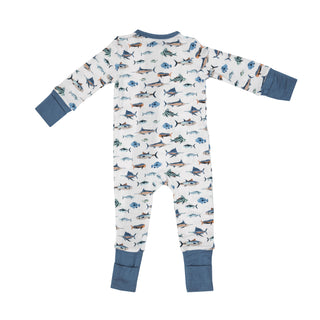 Angel Dear Tropical Ocean Fish 2 Way Zipper Romper, Angel Dear, angel Dear, Angel Dear 2 Way Zipper Romper, Angel Dear Convertible Romper, Angel Dear Romper, Angel Dear SS23, cf-size-12-18-mo