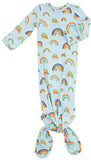 Angel Dear Blue Rainbows Knotted Gown, Angel Dear, angel Dear, Angel Dear Blue Multi Rainbows, Angel Dear Blue Multi Rainbows Knotted Gown, Angel Dear Blue Rainbows, Angel Dear Blue Rainbows 