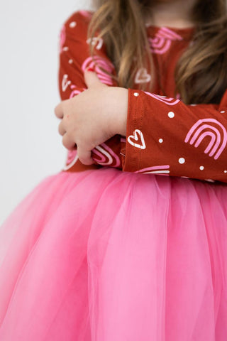 Mila & Rose Cloud 9 L/S Tutu Dress, Mila & Rose, cf-size-12-24-months, cf-size-2t, cf-size-3t, cf-type-dress, cf-vendor-mila-&-rose, Cloud 9 Twirl Dress, CM22, Mila & Rose, Mila & Rose Tutu D