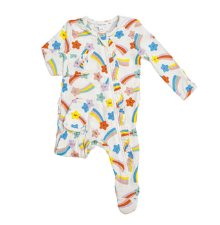 Angel Dear Shooting Stars Bamboo Ruffle Footie with Zipper, Angel Dear, angel Dear, Angel Dear Bamboo Footie, Angel Dear Fall 2020, Angel Dear Footie with Zipper, Angel Dear Shooting Stars, A