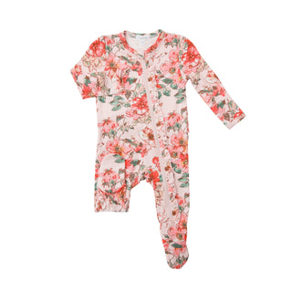 Angel Dear Woodrose Ruffle Front Zipper Footie, Angel Dear, angel Dear, Angel Dear Fall 2021, Angel dear Footie, Angel Dear Ruffle Footie, Angel Dear Ruffle Front Zipper Footie, Angel Dear Wo