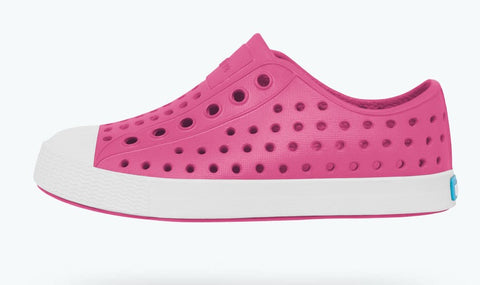 Native Jefferson Shoes - Hollywood Pink / Shell White, Native, Bright Pink Natives, cf-size-c10, cf-size-c11, cf-size-c12, cf-size-c13, cf-size-c5, cf-size-c6, cf-size-c7, cf-size-c9, cf-size