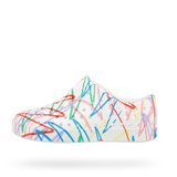 Native Jefferson Crayola Print Shoes - Shell White / Multi Doodle / Shell White, Native, Boys Shoes, Crayola Crayons, Crayola Jefferson, Crayola Shoes, Jefferson, Kids Shoes, Native Child, Na
